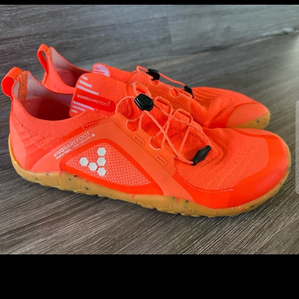 Vivo Barefoot Neon Orange Athletic Shoes